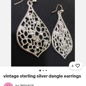Elegant Silver Dangle Earrings